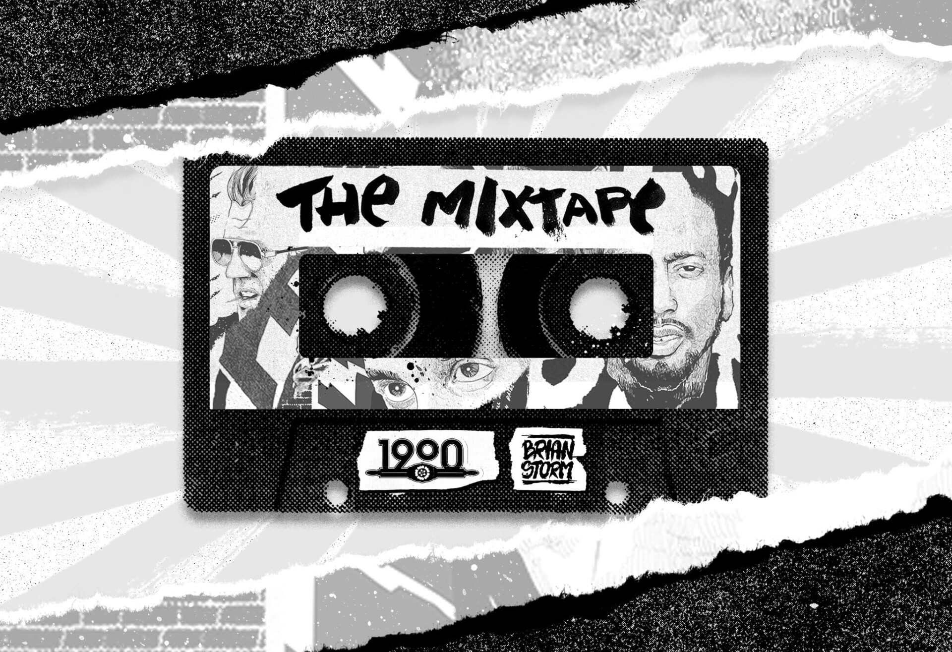Brian Storm - Illustration & Design The Mixtape Exhibition at 1900 Gallery