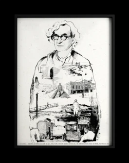 Wim Wenders Poster von Brian Storm