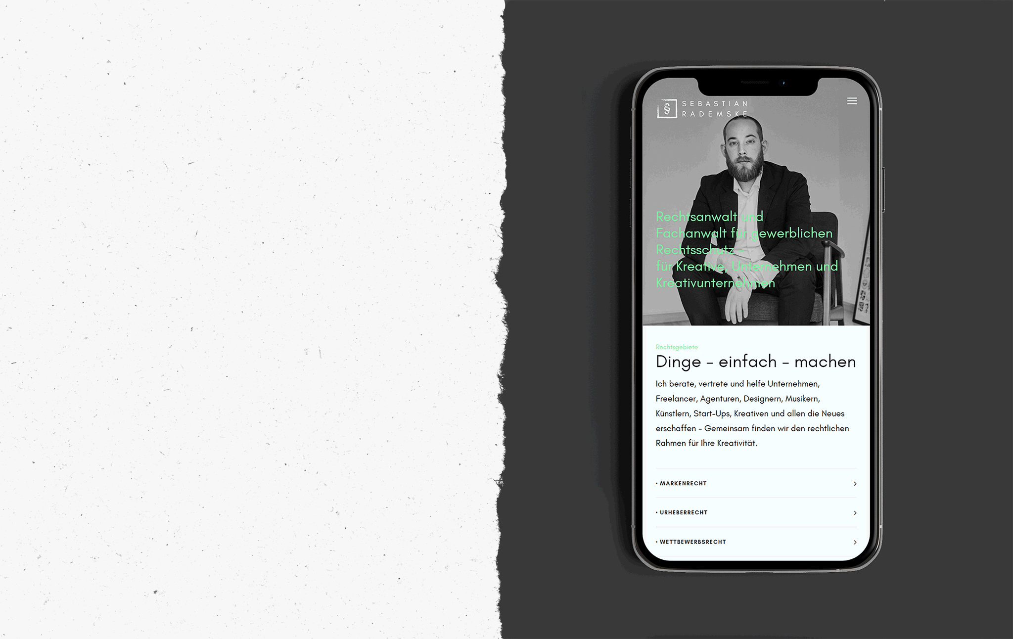 Sebastian Rademske Logo Illustration von Brian Storm