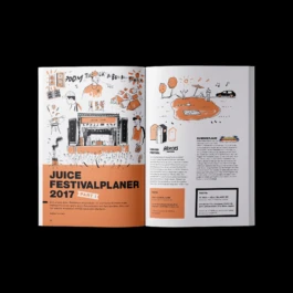 Doppelseite Illustration Juice Magazin von Brian Storm