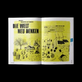 Umwelt Illustration Doppelseite von Brian Storm